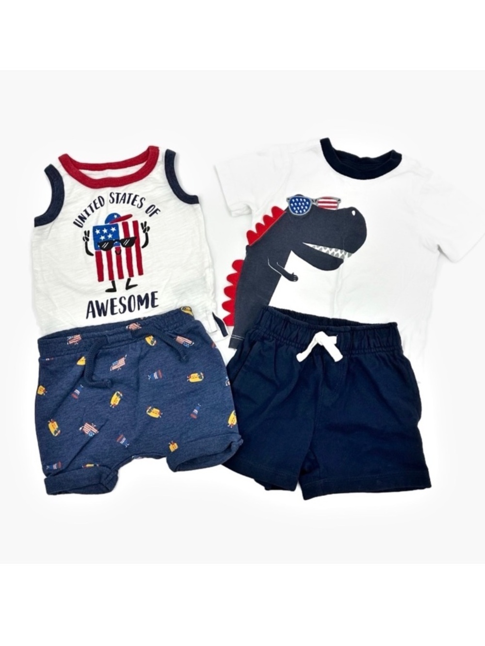Old Navy and Gymboree Patriotic Baby Outfit Set Size 6-12 Months